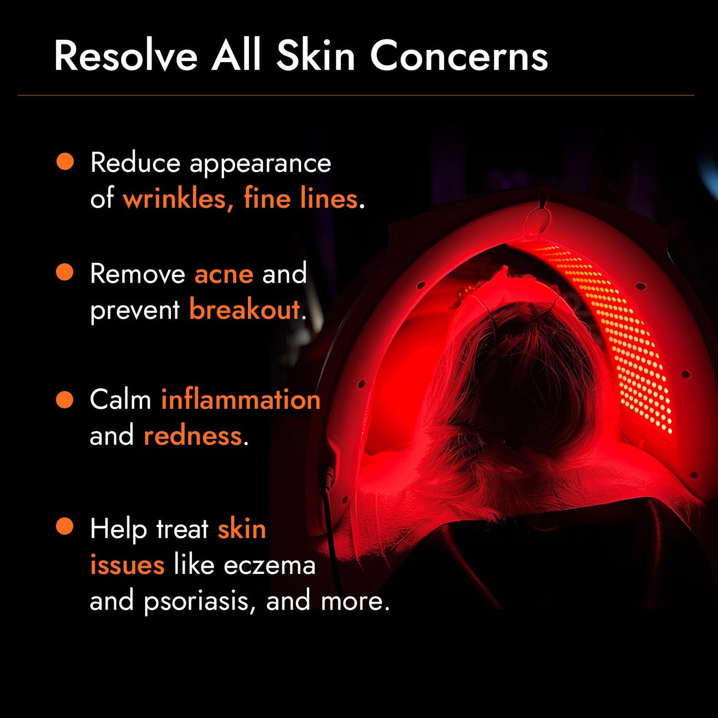 DermalGlow™ 7X – At-Home LED Light Therapy Lamp